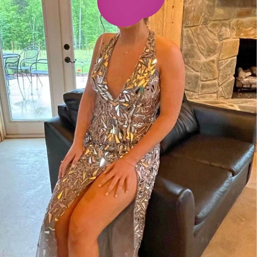 Mirrorball prom dress